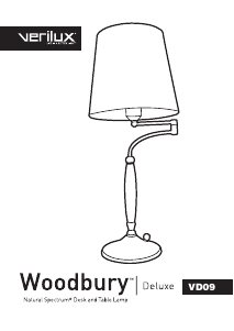 Manual Verilux VD09 Woodbury Lamp