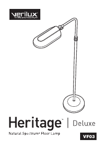 Handleiding Verilux VF03 Heritage Lamp