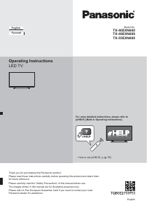 Manual Panasonic TX-40EXN688 LED Television