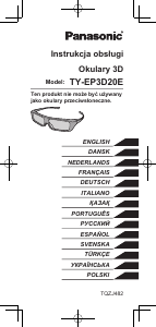 Manual Panasonic TY-EP3D20E Óculos 3D
