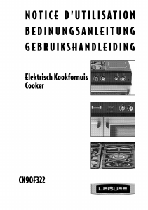 Bruksanvisning Leisure CK90F322 Spis