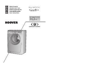 Bedienungsanleitung Hoover DST 10166PG-14SX Waschmaschine