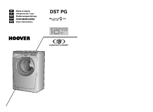 Manual Hoover DST 10166PG/L-S Washing Machine