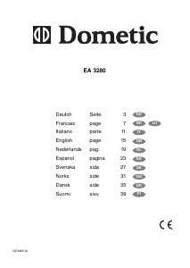 Manual de uso Dometic EA3280 Refrigerador