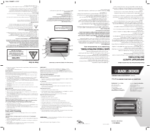 Handleiding Black and Decker TO1655SC Oven