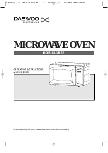 Manual Daewoo KOR6L1B Microwave