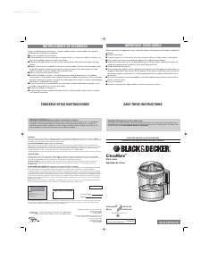 Handleiding Black and Decker CJ01 Citruspers