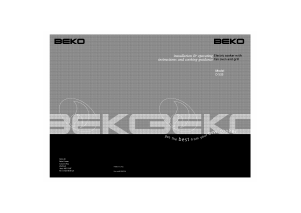 Manual BEKO D 533 Range