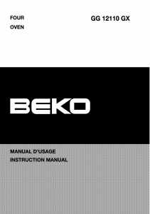 Bruksanvisning BEKO GG 12110 GX Spis