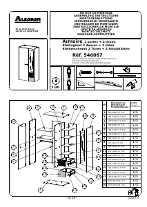 Hướng dẫn sử dụng Leen Bakker Tempo (195x101x54) Tủ quần áo