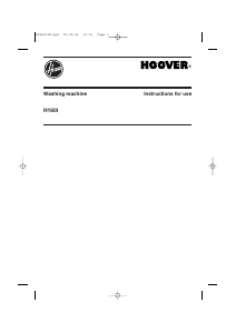 Handleiding Hoover H160 I UK Wasmachine