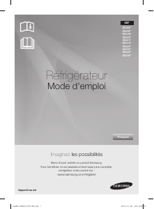 Mode d’emploi Samsung RB31FWJNDSA Réfrigérateur combiné