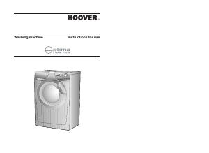 Manual Hoover OPH 714DF-80 Washing Machine