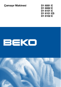 Kullanım kılavuzu BEKO D1 6101 E Çamaşır makinesi