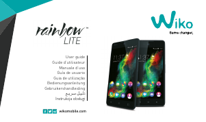 Manual Wiko Rainbow Lite Telefone celular