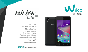Manual Wiko Rainbow Lite 4G Telefone celular