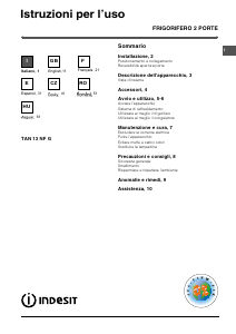 Handleiding Indesit TAN 13 NF G (0) Koel-vries combinatie