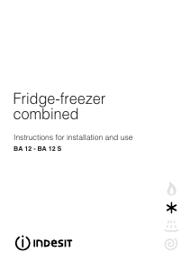 Manual Indesit BA 12 S (UK) Fridge-Freezer