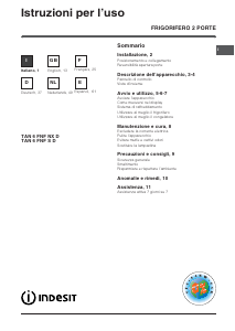 Handleiding Indesit TAN 6 FNF S D Koel-vries combinatie