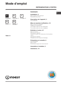Manual Indesit TAN 5 V (FR) Combina frigorifica