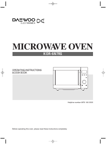 Manual Daewoo KOR6N7RS Microwave