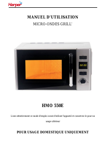 Mode d’emploi Harper HMO550E Micro-onde