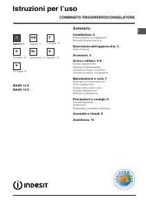 Manuale Indesit BAAN 13 S (0) Frigorifero-congelatore