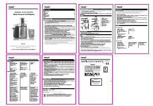 Mode d’emploi Harper HGS180 Presse-fruits