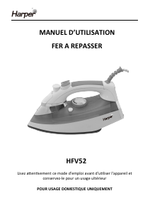 Mode d’emploi Harper HFV52 Fer à repasser