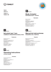 Manuale Indesit TAAN 3 V Frigorifero-congelatore