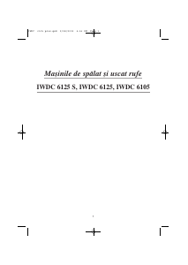 Manual Indesit IWDC 6125 (EU) Mașină de spalat cu uscator