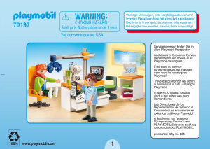 Manual de uso Playmobil set 70197 Rescue Oftalmólogo