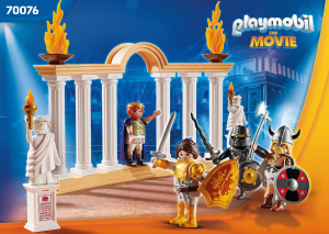 Handleiding Playmobil set 70076 The Movie Keizer Maximus in het Colosseum