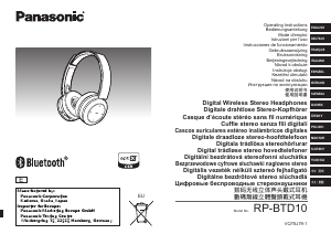 Manual de uso Panasonic RP-BTD10E Auriculares