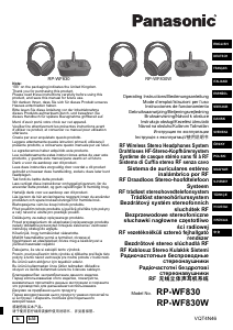 Instrukcja Panasonic RP-WF830EB Słuchawki