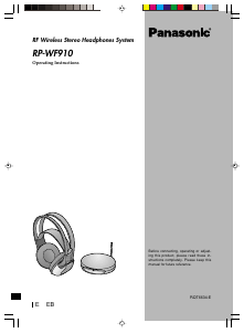 Handleiding Panasonic RP-WF910E Koptelefoon