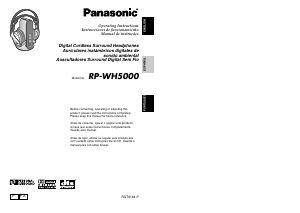 Manual Panasonic RP-WH5000 Auscultador