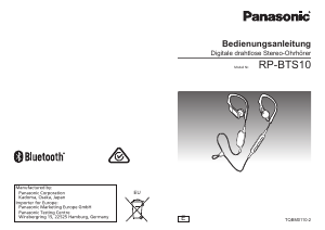 Bedienungsanleitung Panasonic RP-BTS10E Kopfhörer