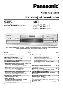 Manual Panasonic NV-HV61 Video recorder