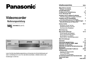 Bedienungsanleitung Panasonic NV-HV66EG Videorecorder