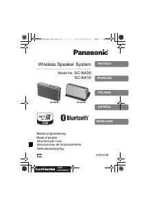 Manual de uso Panasonic SC-NA30EG Altavoz