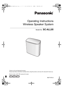 Manual Panasonic SC-ALL05EB Speaker