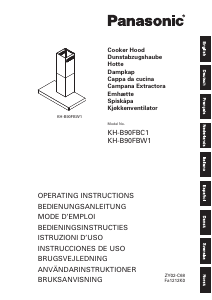 Bruksanvisning Panasonic KH-B90FBC1 Köksfläkt