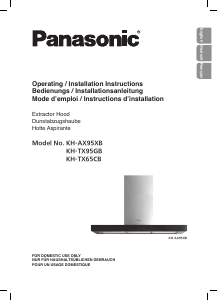 Bedienungsanleitung Panasonic KH-TX95GB Dunstabzugshaube