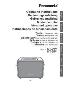 Manual de uso Panasonic NT-DP1WXE Tostador