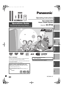 Handleiding Panasonic SC-RT50 Home cinema set