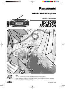 Manual Panasonic RX-ED50A Stereo-set