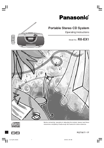 Manual Panasonic RX-EX1 Stereo-set