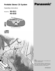 Handleiding Panasonic RX-D11 Stereoset