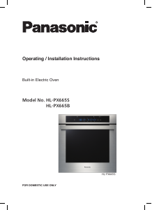 Handleiding Panasonic HL-PX665S Oven